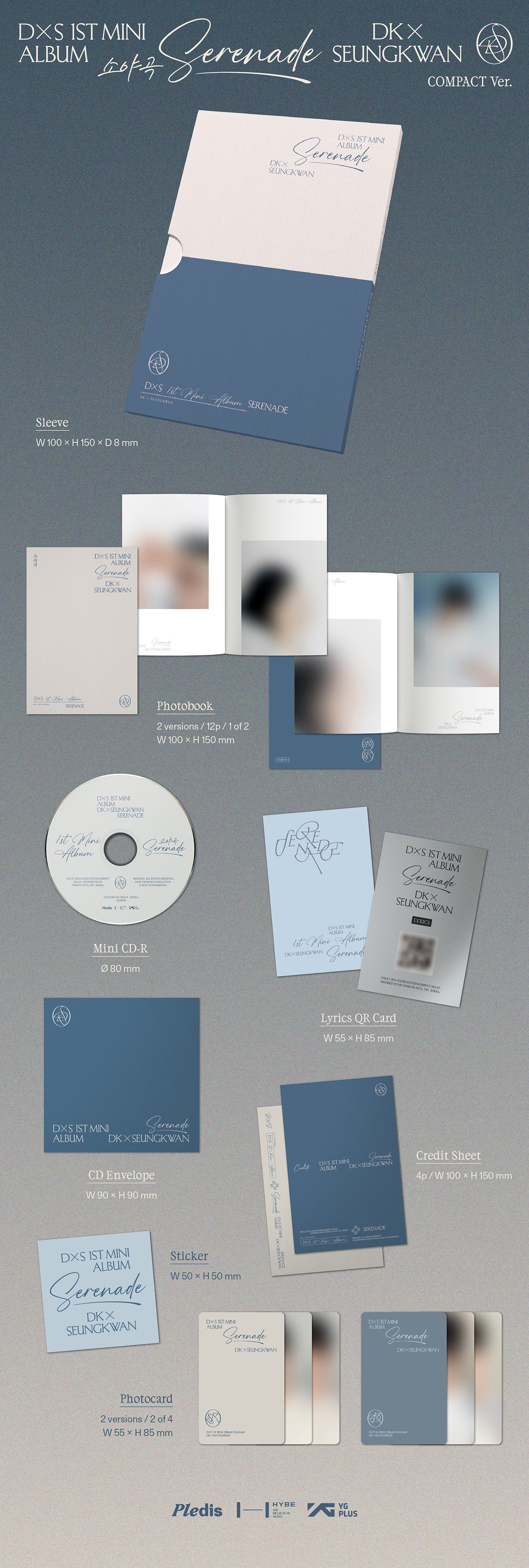 DXS (SEVENTEEN) - 1ST MINI ALBUM [SERENADE] COMPACT VERSION