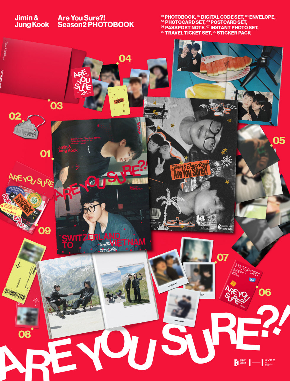 [PRE-ORDER] JIMIN X JUNG KOOK - [ARE YOU SURE?! SEASON 2] (PHOTOBOOK)