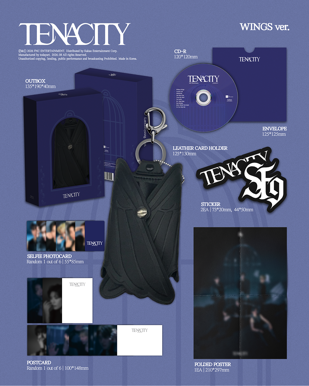 SF9 - TENACITY (WINGS VER.) [2ND ALBUM]
