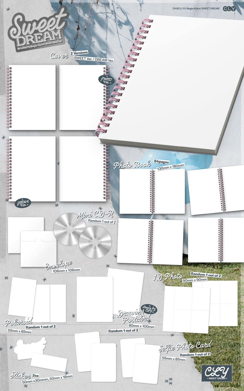 [PRE-ORDER] CHUEI LI YU - SINGLE [SWEET DREAM] (PHOTO BOOK VER.)