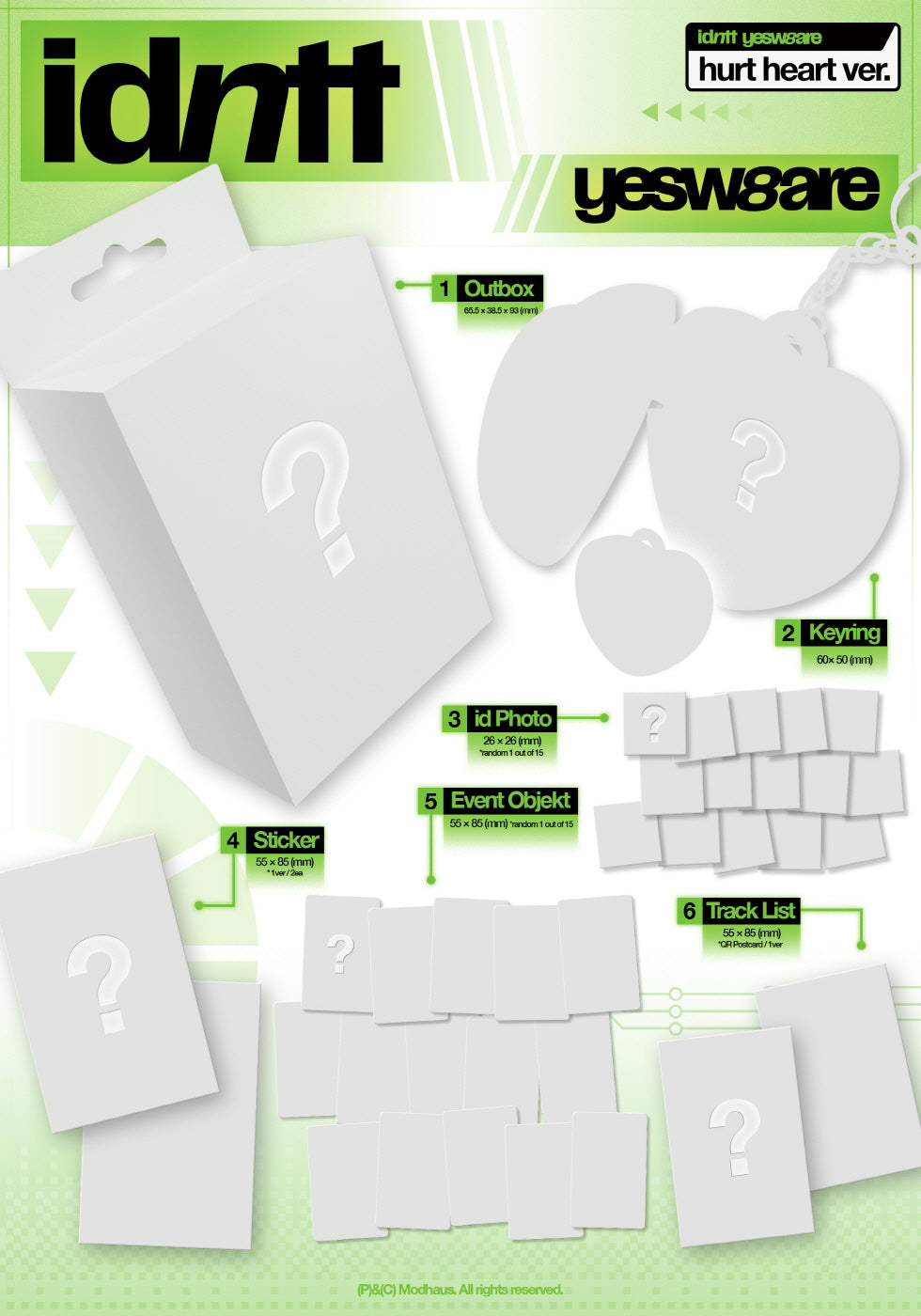 [PRE-ORDER] IDNTT - MINI ALBUM [YESWEARE] (HURT HEART VER.)