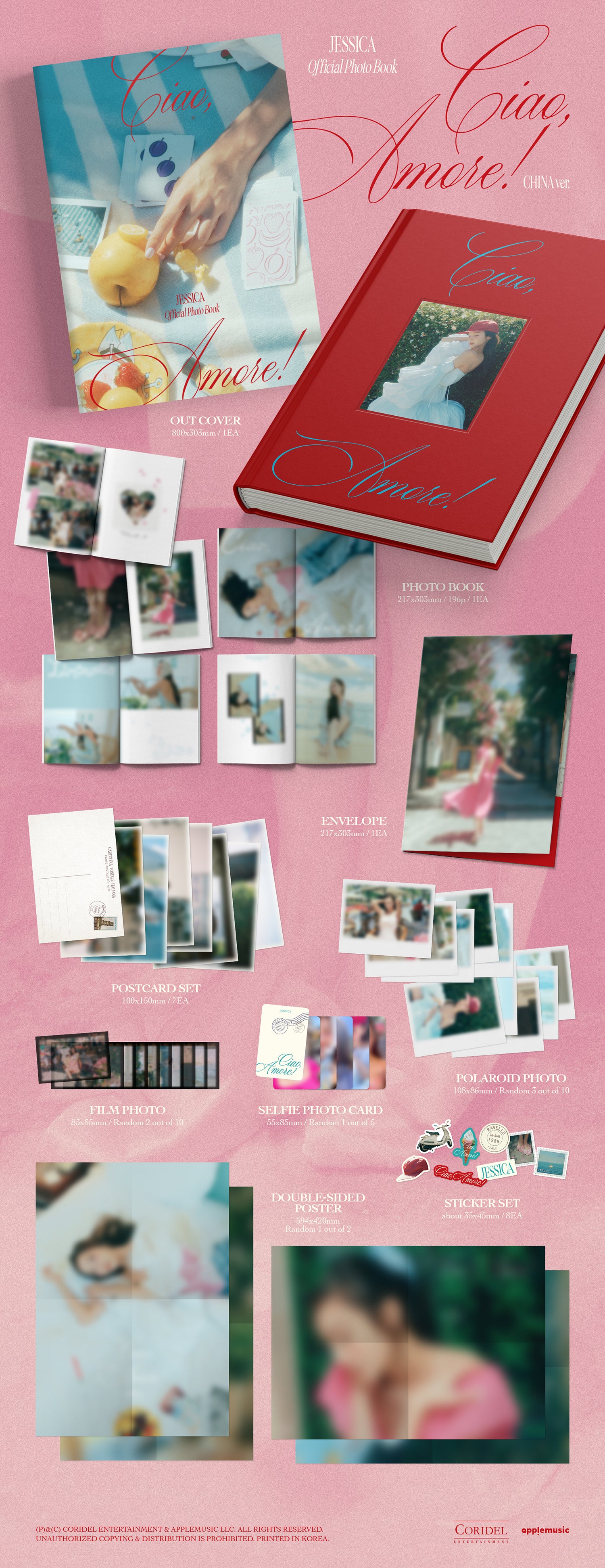 JESSICA - OFFICIAL PHOTO BOOK [Ciao, Amore!] (CHINA ver.)