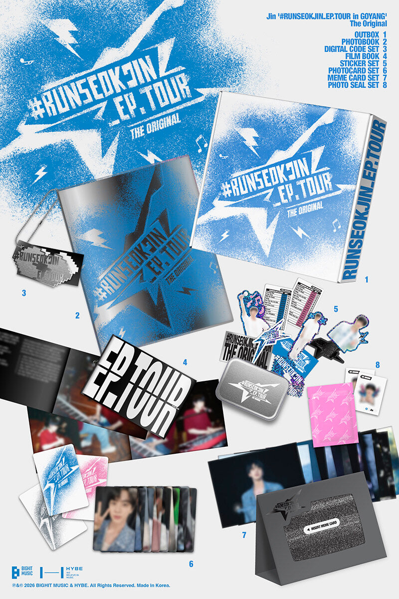 [PRE-ORDER] JIN (BTS) - [#RUNSEOKJIN_EP.TOUR IN GOYANG] THE ORIGINAL