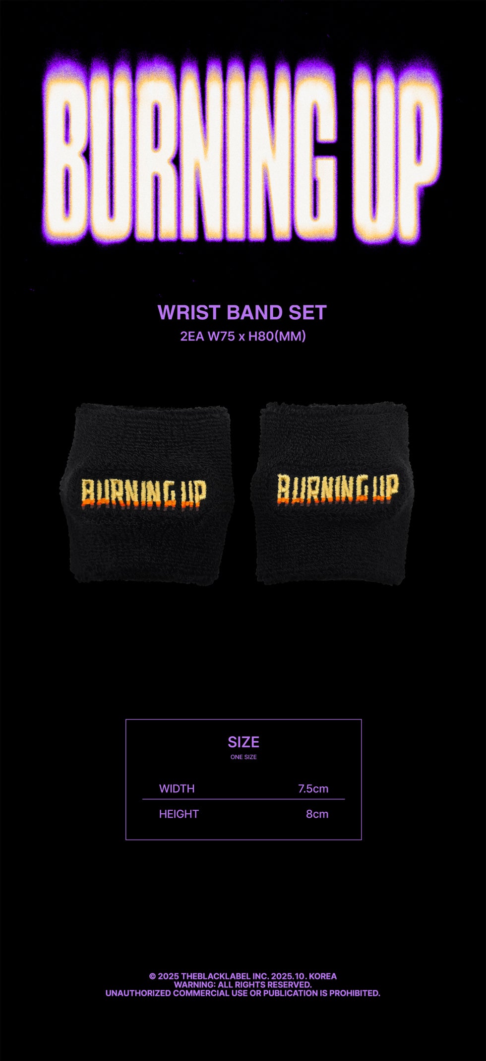 [PRE-ORDER] MEOVV - BURNING UP WRIST BAND SET