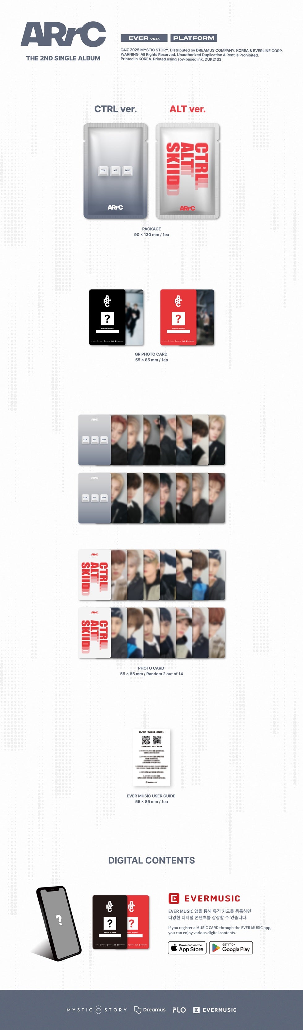 [PRE-ORDER] ARRC - SINGLE ALBUM [CTRL+ALT+SKIID]