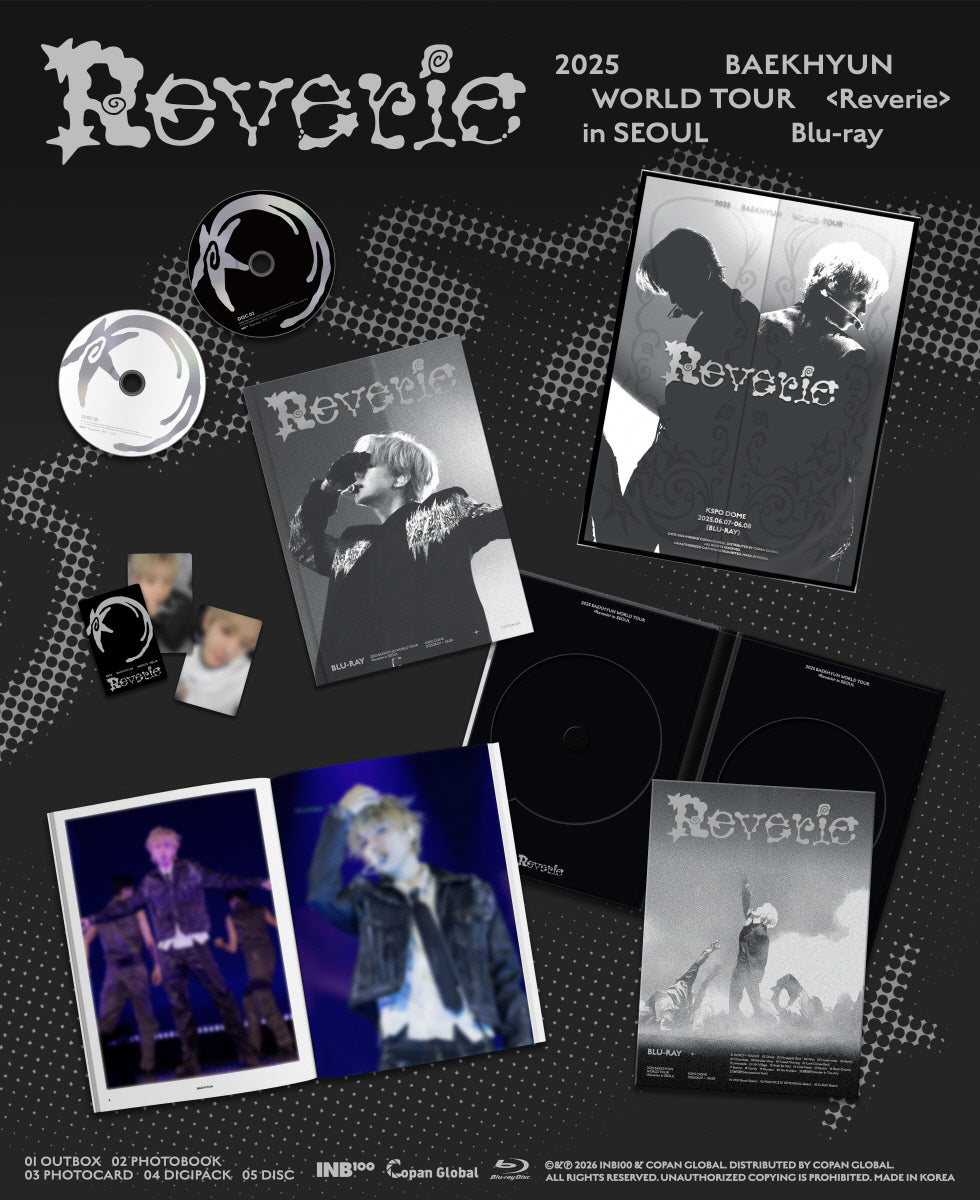 [PRE-ORDER] BAEKHYUN - 2025 BAEKHYUN WORLD TOUR [REVERIE] IN SEOUL BLU-RAY