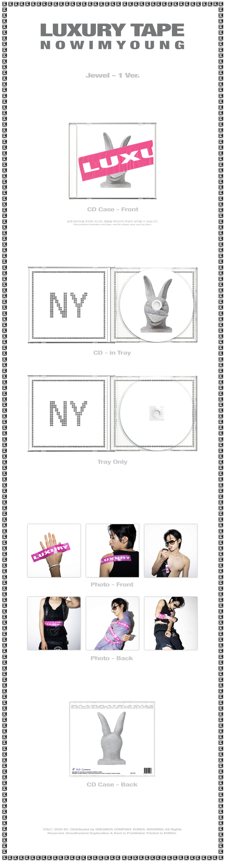 [PRE-ORDER] NOWIMYOUNG - LUXURY TAPE