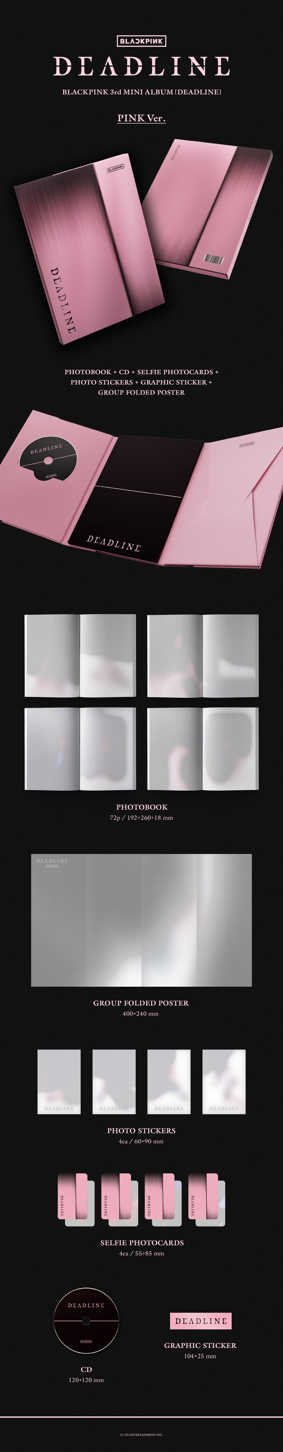 [PRE-ORDER] BLACKPINK - DEADLINE (3RD MINI ALBUM) + WEVERSE SHOP POB