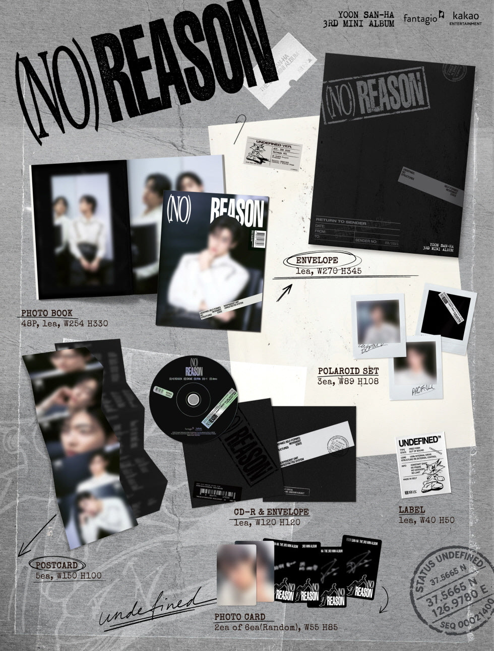 YOON SAN HA (ASTRO) - 3RD MINI ALBUM [NO REASON]