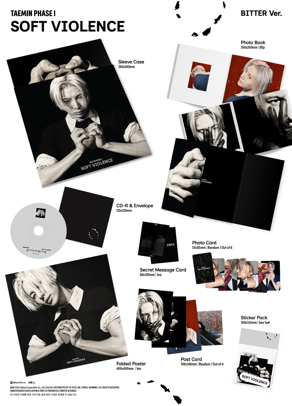 TAEMIN - [PHASE I : SOFT VIOLENCE] PHOTO BOOK VER.