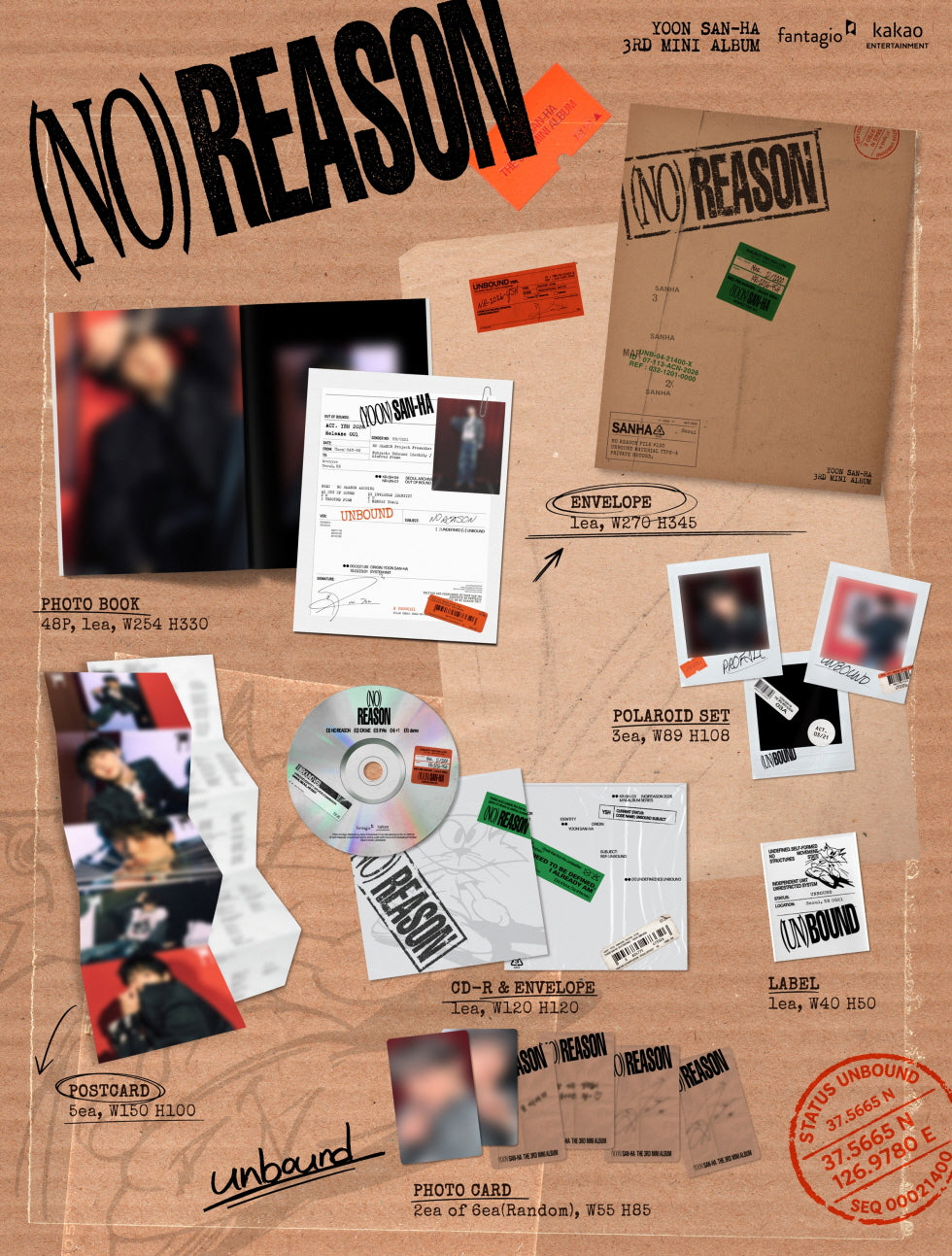 YOON SAN HA (ASTRO) - 3RD MINI ALBUM [NO REASON]