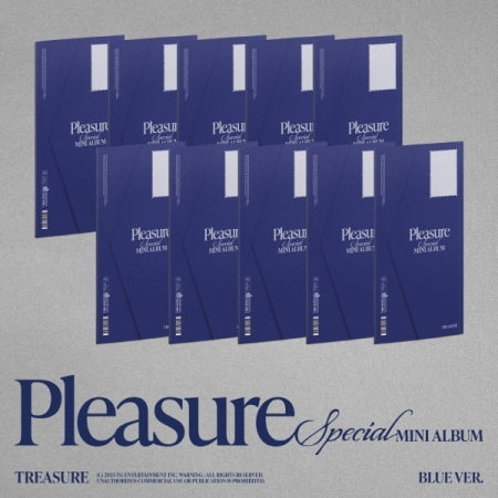 [PRE-ORDER] TREASURE - PLEASURE (BLUE VER.) [SPECIAL MINI ALBUM]