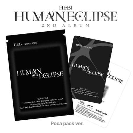 [PRE-ORDER] HEBI - 2ND MINI ALBUM [HUMAN ECLIPSE] (POCA PACK VER.)