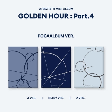 [PRE-ORDER] ATEEZ - 13TH MINI ALBUM [GOLDEN HOUR : PART.4] (POCAALBUM VER.)