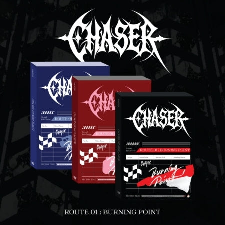 [PRE-ORDER] CHASER - 1ST MINI ALBUM [ROUTE 01 : BURNING POINT]