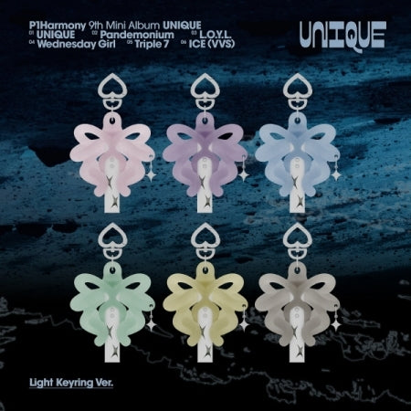 [PRE-ORDER] P1HARMONY - 9TH MINI ALBUM [UNIQUE] (LIGHT KEYRING VER.)