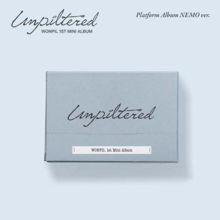 WONPIL (DAY6) - 1ST MINI ALBUM [UNPILTERED] PLATFORM VER.
