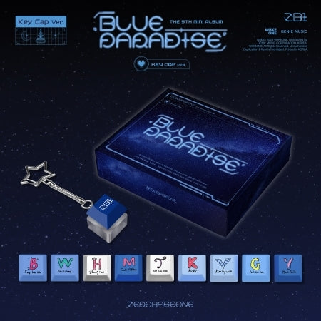 [PRE-ORDER] ZEROBASEONE -  BLUE PARADISE (KEY CAP VER.) [5TH MINI ALBUM]