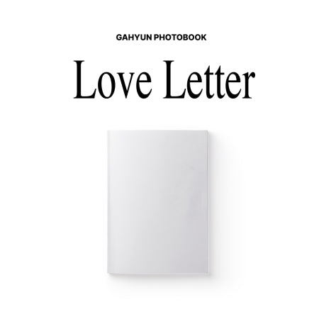 [PRE-ORDER] GAHYEON - PHOTOBOOK [LOVE LETTER]