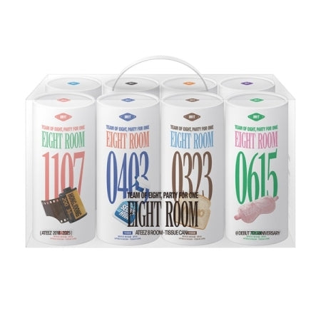 [PRE-ORDER] ATEEZ - POP UP [8ROOM] OFFICIAL MERCH TISSUE CAN