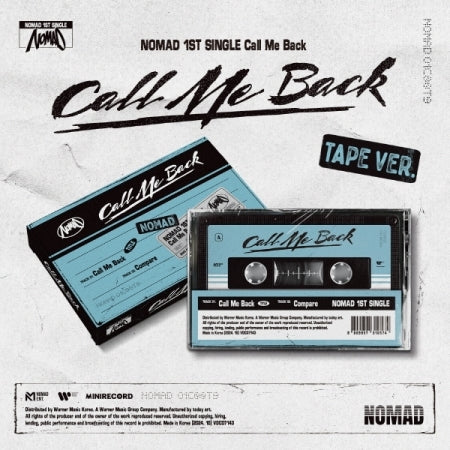 [PRE-ORDER] NOMAD - CALL ME BACK (TAPE VER.) [1ST SINGLE ALBUM]