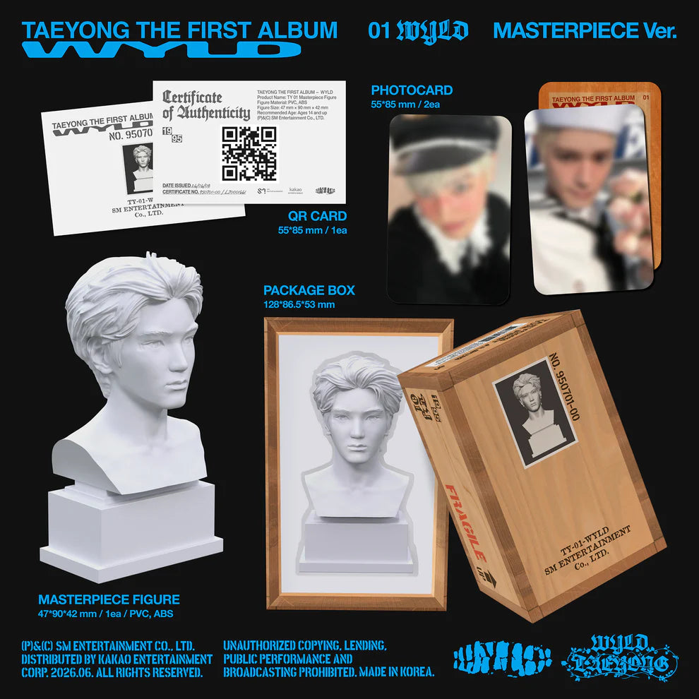 TAEYONG (NCT) - THE FIRST ALBUM [WYLD] (MASTERPIECE VER.) (LIMITED)