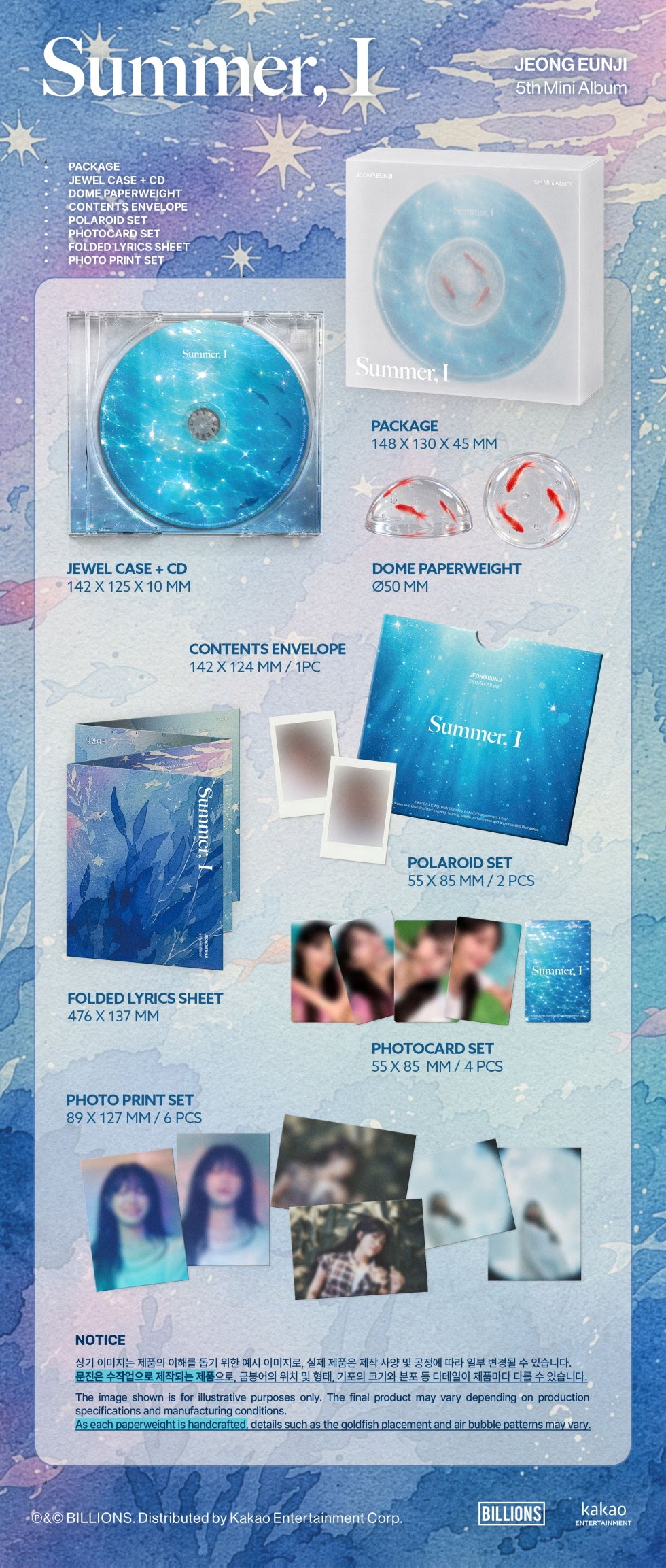 JEONG EUN JI - 5TH MINI ALBUM [SUMMER, I] (MD VER) (J37-6922-101) - image 2 [ca14ce0467e7]