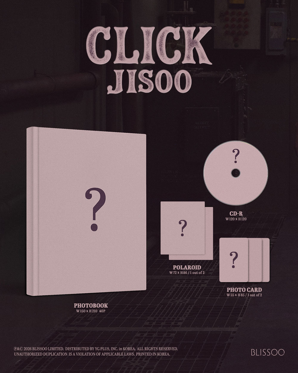 JISOO (BLACKPINK) - CLICK (PHOTOBOOK VER.) [SINGLE ALBUM]