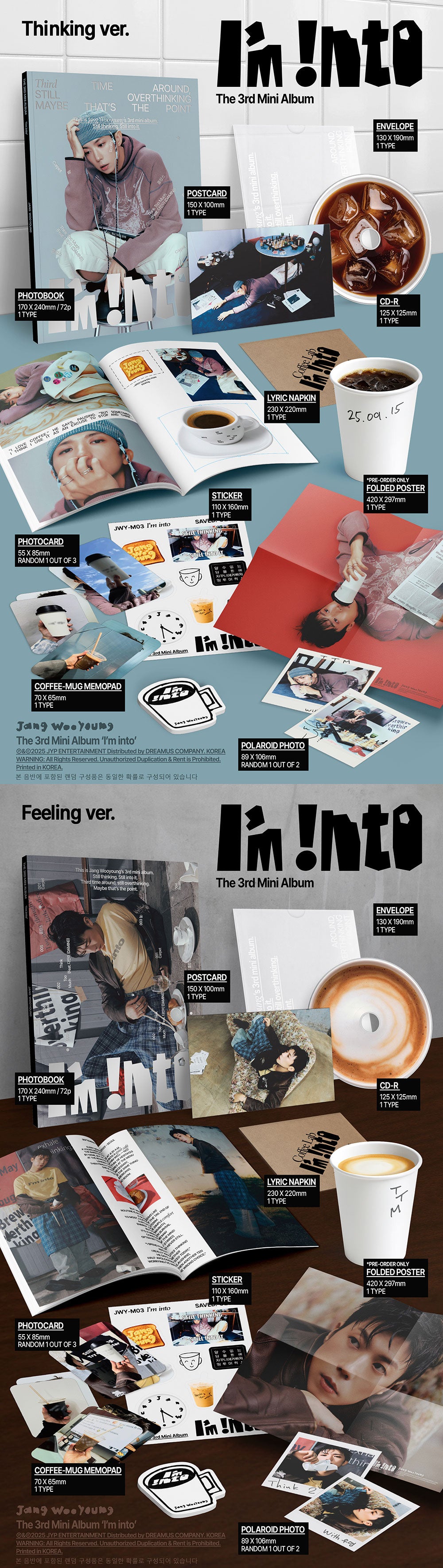 JANG WOOYOUNG (2PM) - I'm !nto (3RD MINI ALBUM)