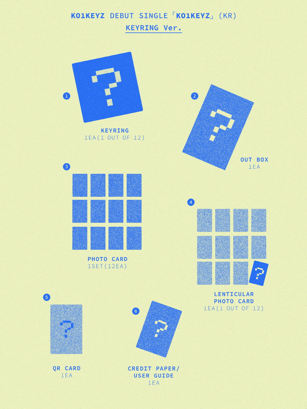 KO1KEYZ - DEBUT SINGLE [KO1KEYZ] (KR) (KEYRING VER.) (K45-6A07-101) - image 2 [6b3014df6ae4]