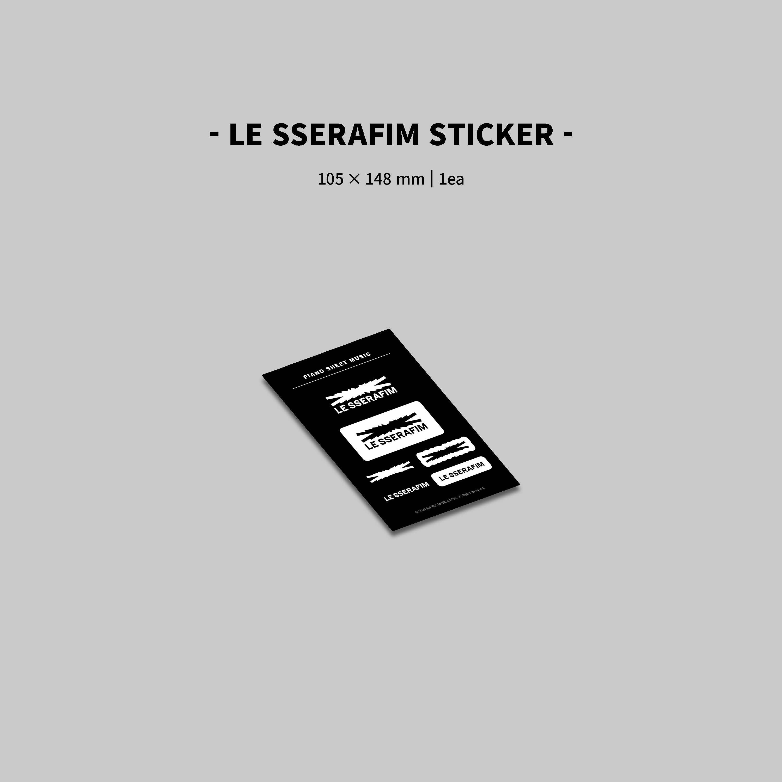 [PRE-ORDER] LE SSERAFIM - PIANO SHEET MUSIC PACKAGE