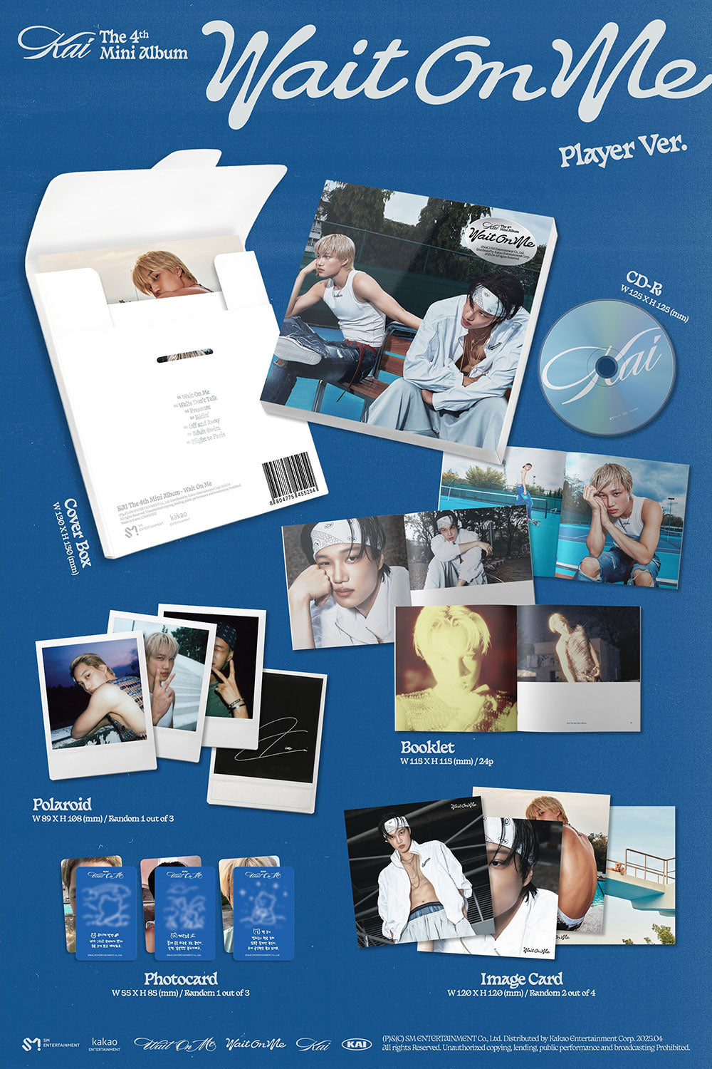 KAI (EXO) - WAIT ON ME (PLAYER VERSION) [4TH MINI ALBUM] – TOKKI-SHOP
