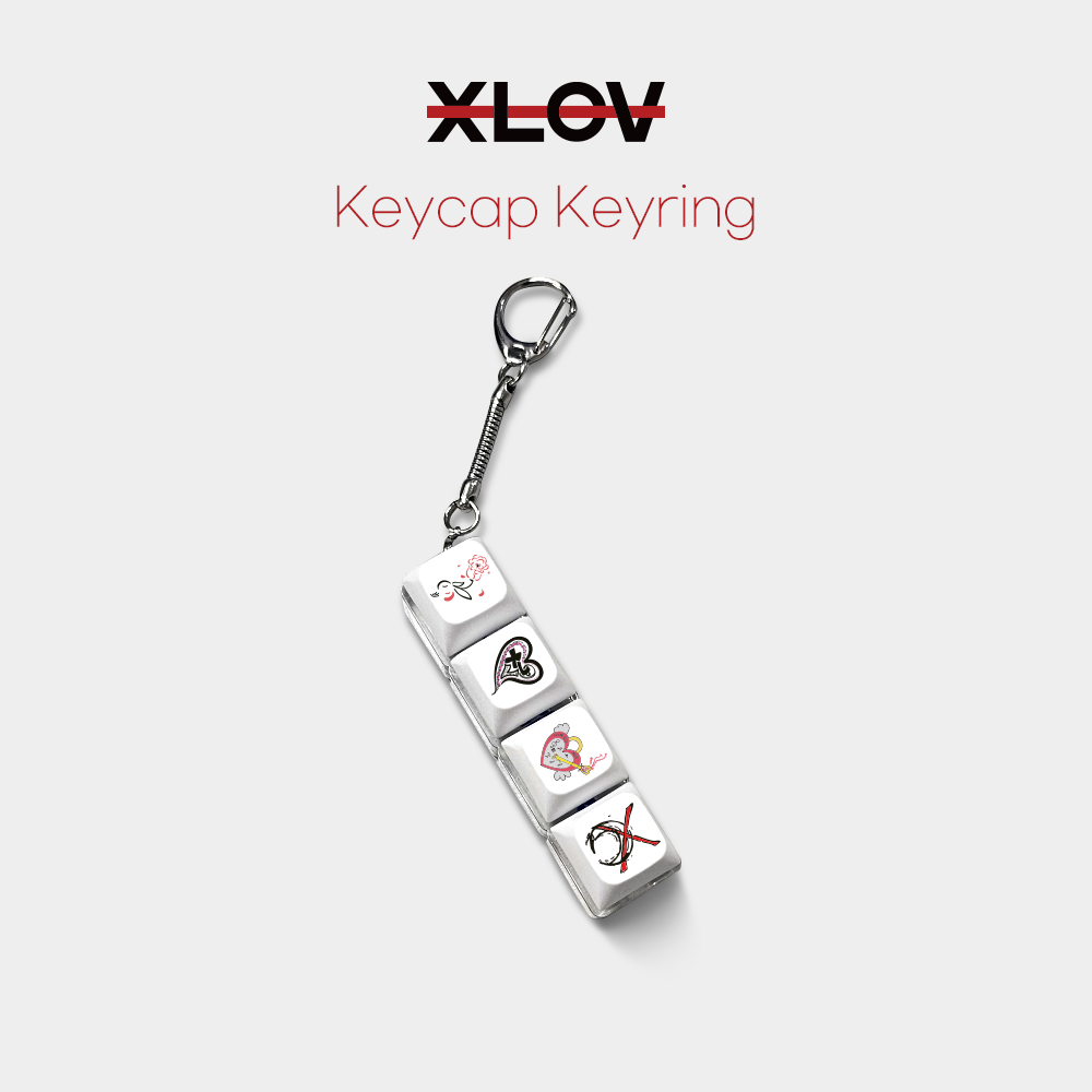 [PRE-ORDER] XLOV - 2ND FAN FANMEETING 'CLOXE 2U' Official MD [01. KEYCAP KEYRING]