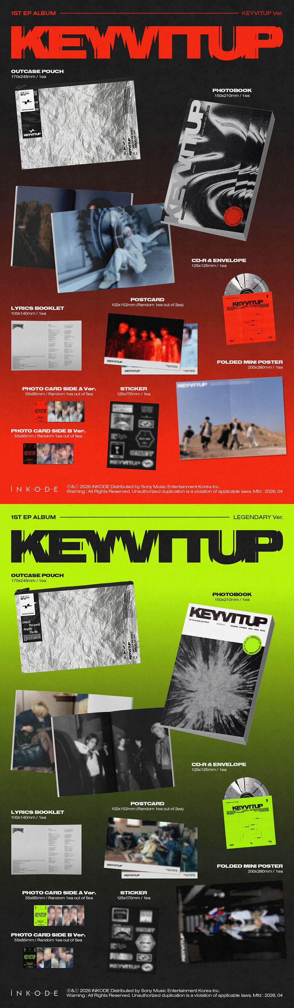 KEYVITUP - 1ST EP ALBUM [KEYVITUP]