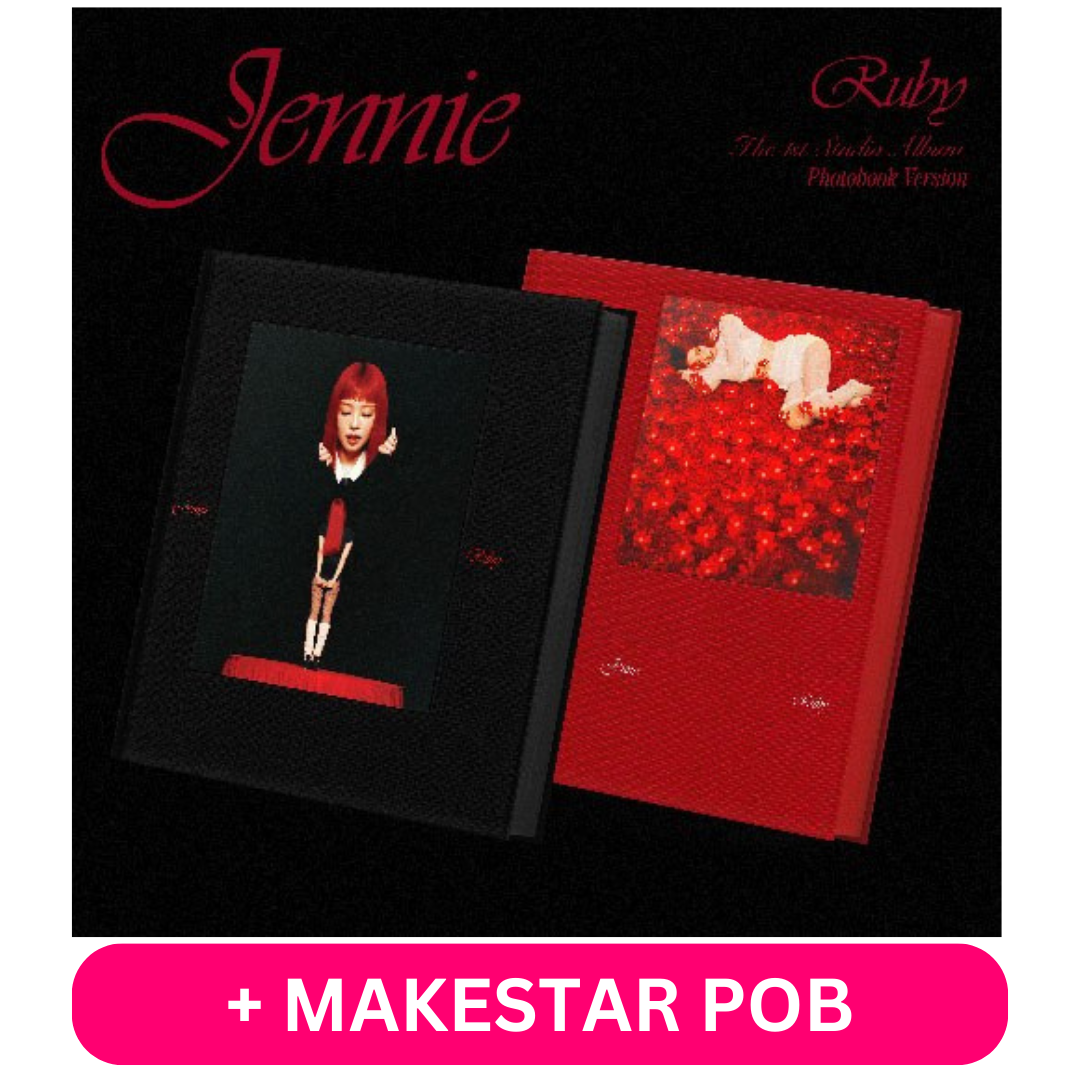 [PRE-ORDER] JENNIE (BLACKPINK) - RUBY (PHOTOBOOK VER.) + MAKESTAR POB PHOTOCARD