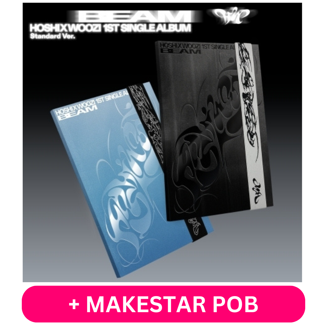 [PRE-ORDER] HOSHI X WOOZI (SEVENTEEN) - BEAM (1ST SINGLE ALBUM) + MAKESTAR POB PHOTOCARD