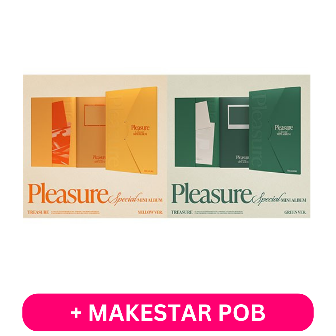 [PRE-ORDER] TREASURE - PLEASURE (STANDARD VER.) + MAKESTAR POB PHOTOCARD