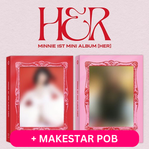 [PRE-ORDER] MINNIE ((G)I-DLE) - HER (1ST MINI ALBUM) + MAKESTAR POB PHOTOCARD