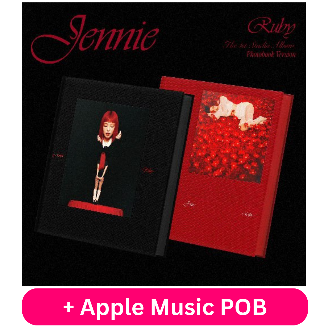 [PRE-ORDER] JENNIE (BLACKPINK) - RUBY (PHOTOBOOK VER.) + APPLE MUSIC POB PHOTOCARD