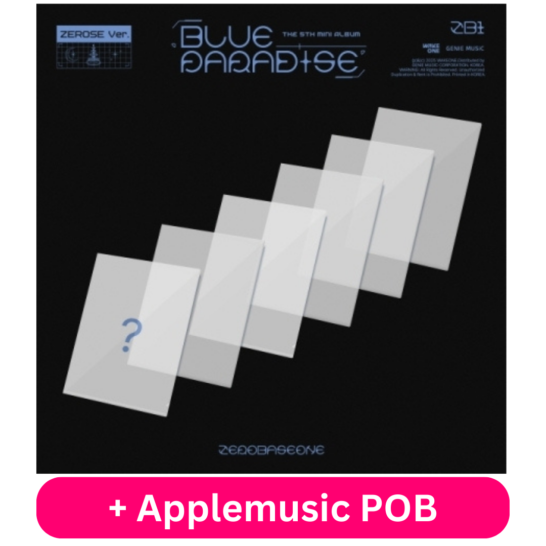 [PRE-ORDER] ZEROBASEONE - BLUE PARADISE (ZEROSE VER.) + APPLE MUSIC POB PHOTOCARD