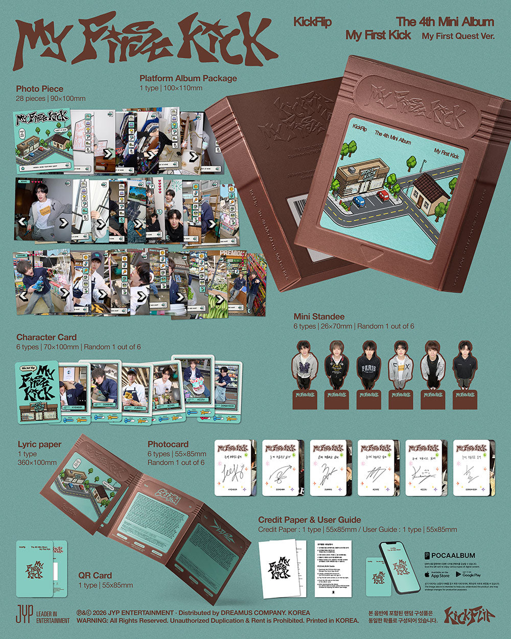 KICKFLIP - 4TH MINI ALBUM [MY FIRST KICK] MY FIRST QUEST VER.