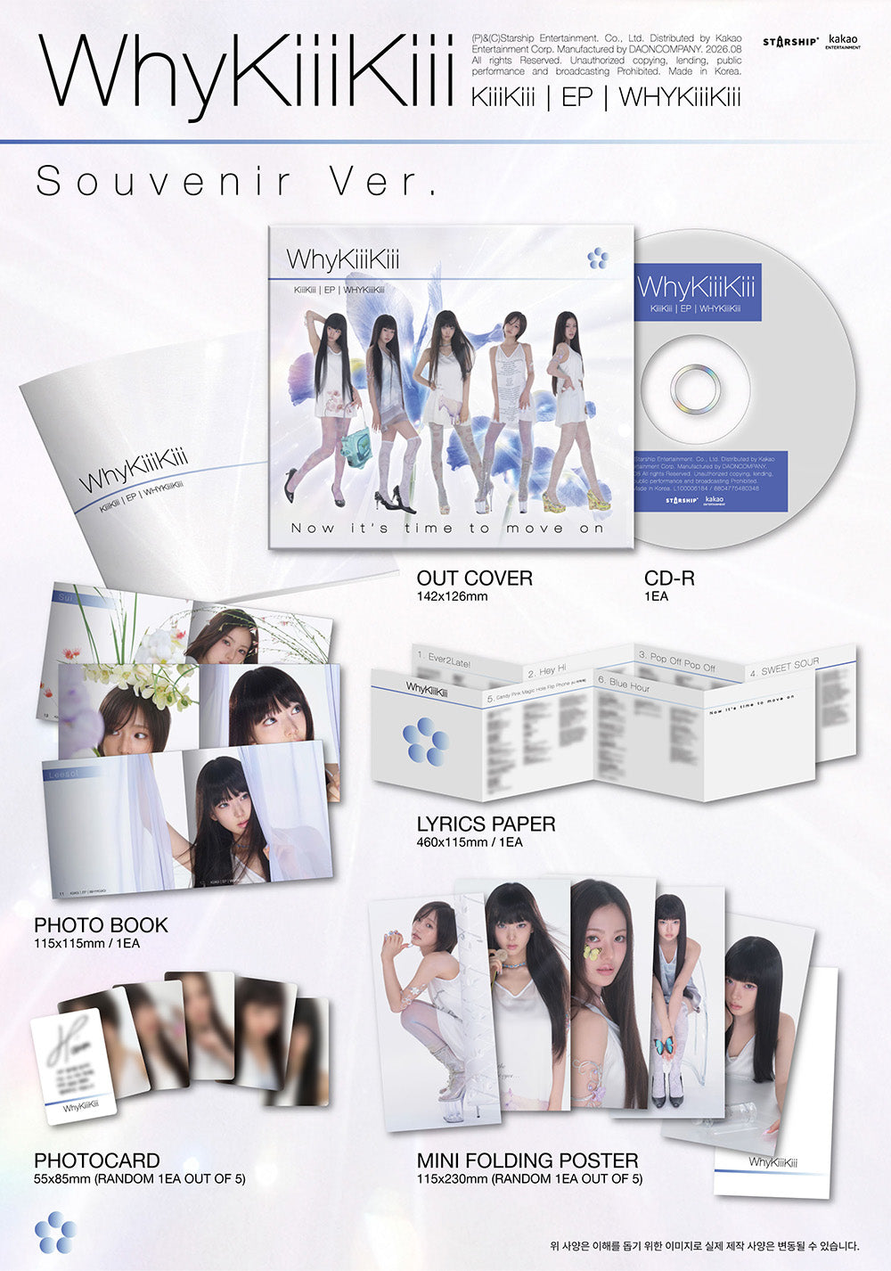 KIIIKIII - EP [WHYKIIIKIII] SOUVENIR VER. (DIGIPACK)