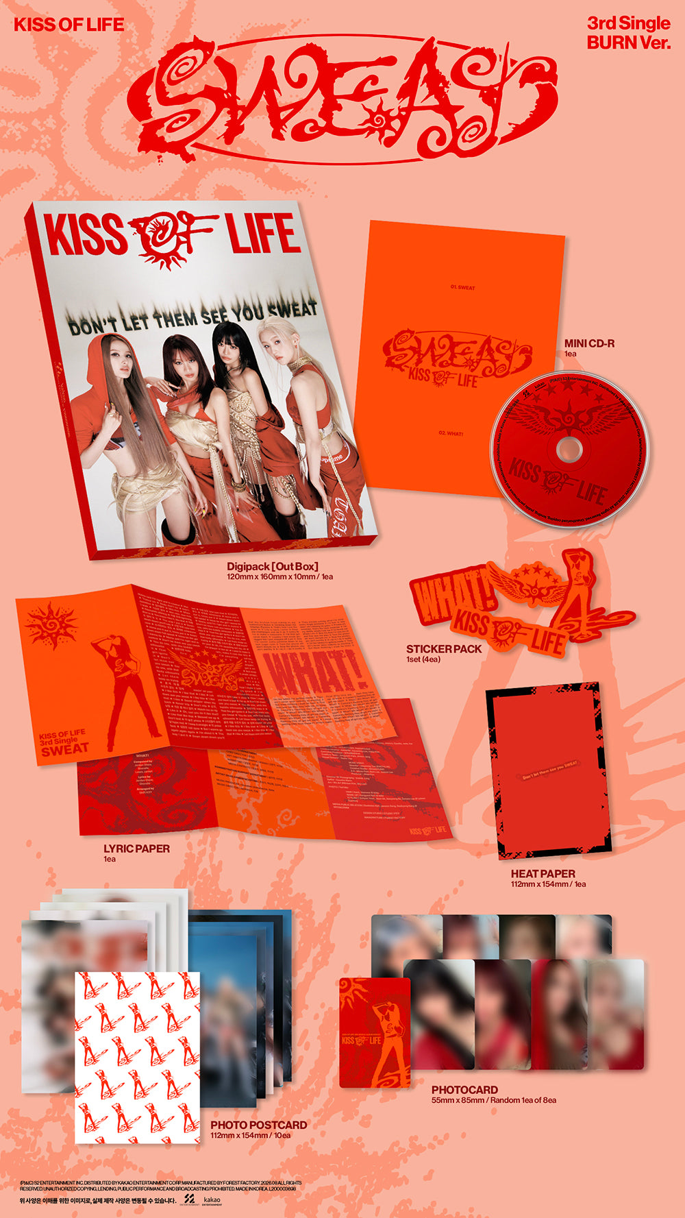 KISS OF LIFE - 3RD SINGLE [SWEAT]