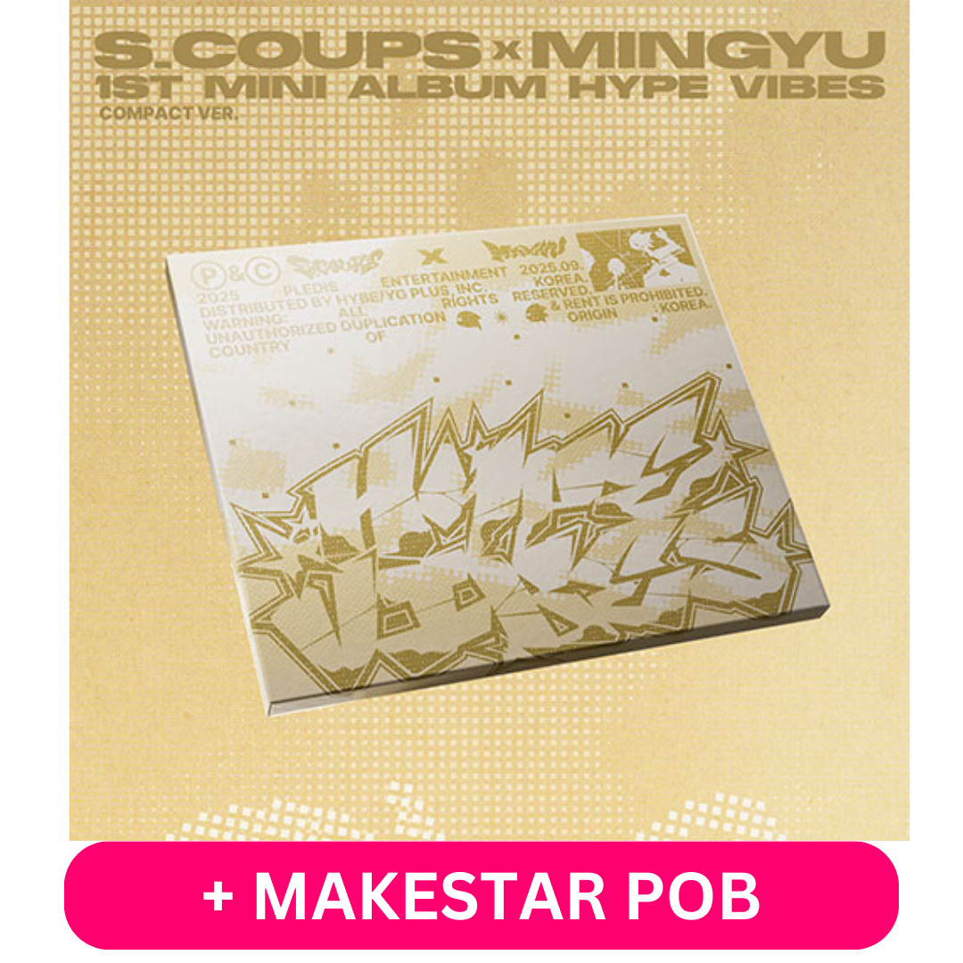 [PRE-ORDER] S.COUPS X MINGYU (SEVENTEEN) - HYPE VIBES (COMPACT VER.) + MAKESTAR POB PHOTOCARD
