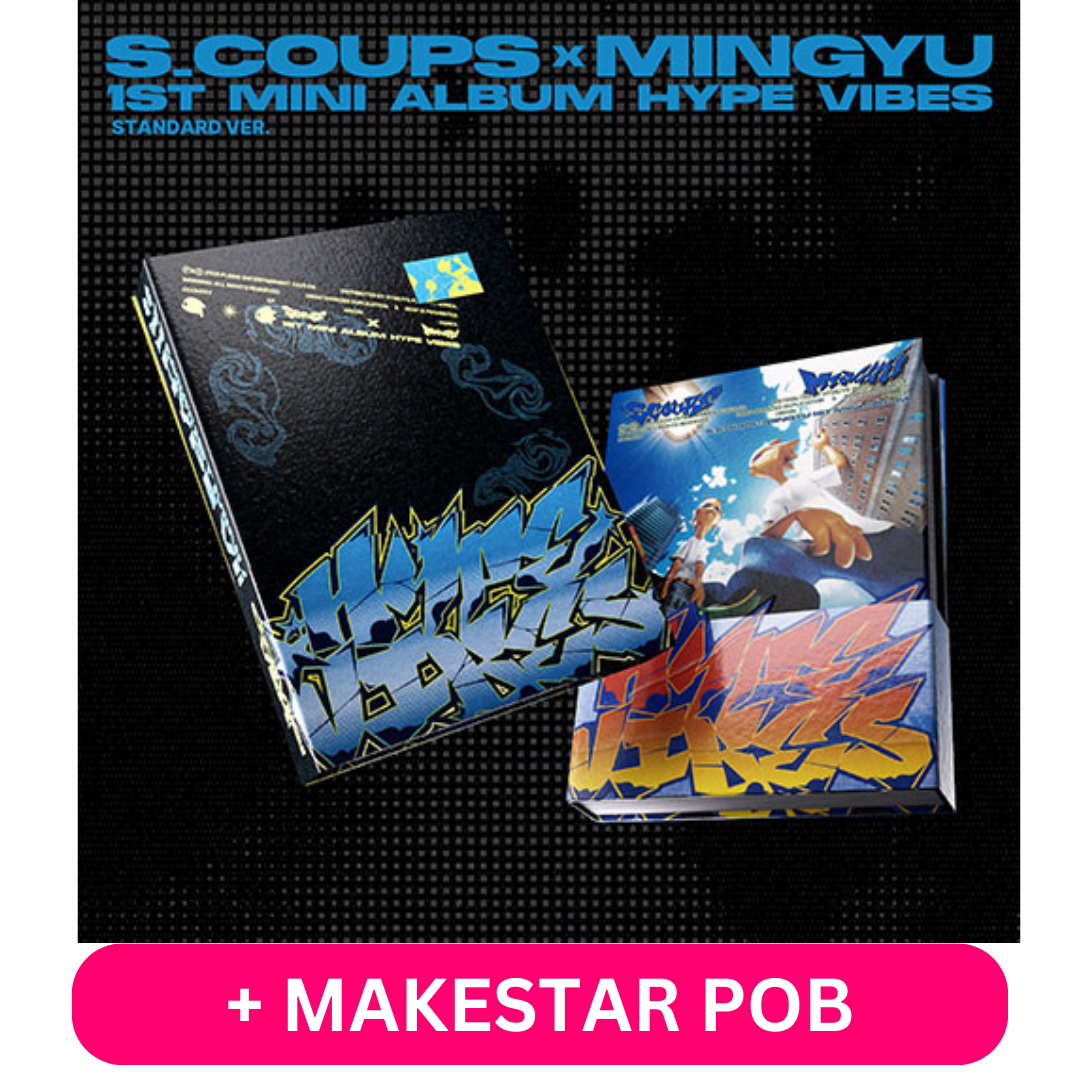 [PRE-ORDER] S.COUPS X MINGYU (SEVENTEEN) - HYPE VIBES (STANDARD VER.) + MAKESTAR POB PHOTOCARD