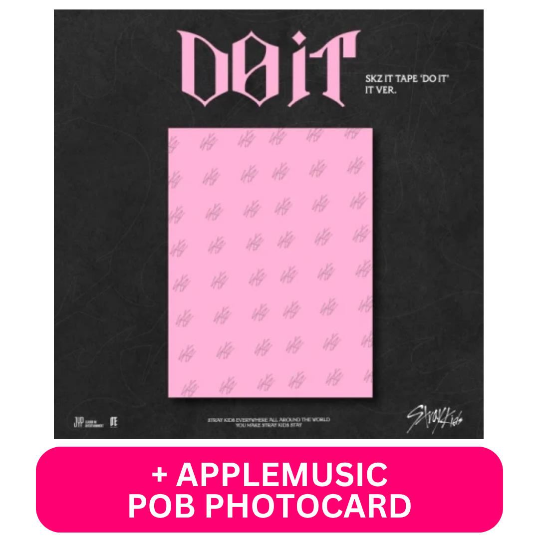 [PRE-ORDER] STRAY KIDS - SKZ IT TAPE ‘DO IT’ (IT VER.) + APPLEMUSIC POB PHOTOCARD
