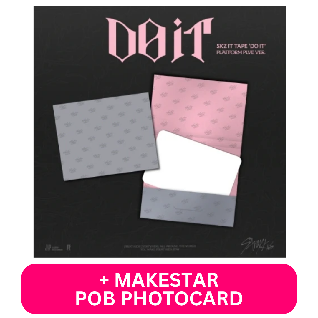 [PRE-ORDER] STRAY KIDS - SKZ IT TAPE 'DO IT' (PLATFORM PLVE VER.) + MAKESTAR POB PHOTOCARD