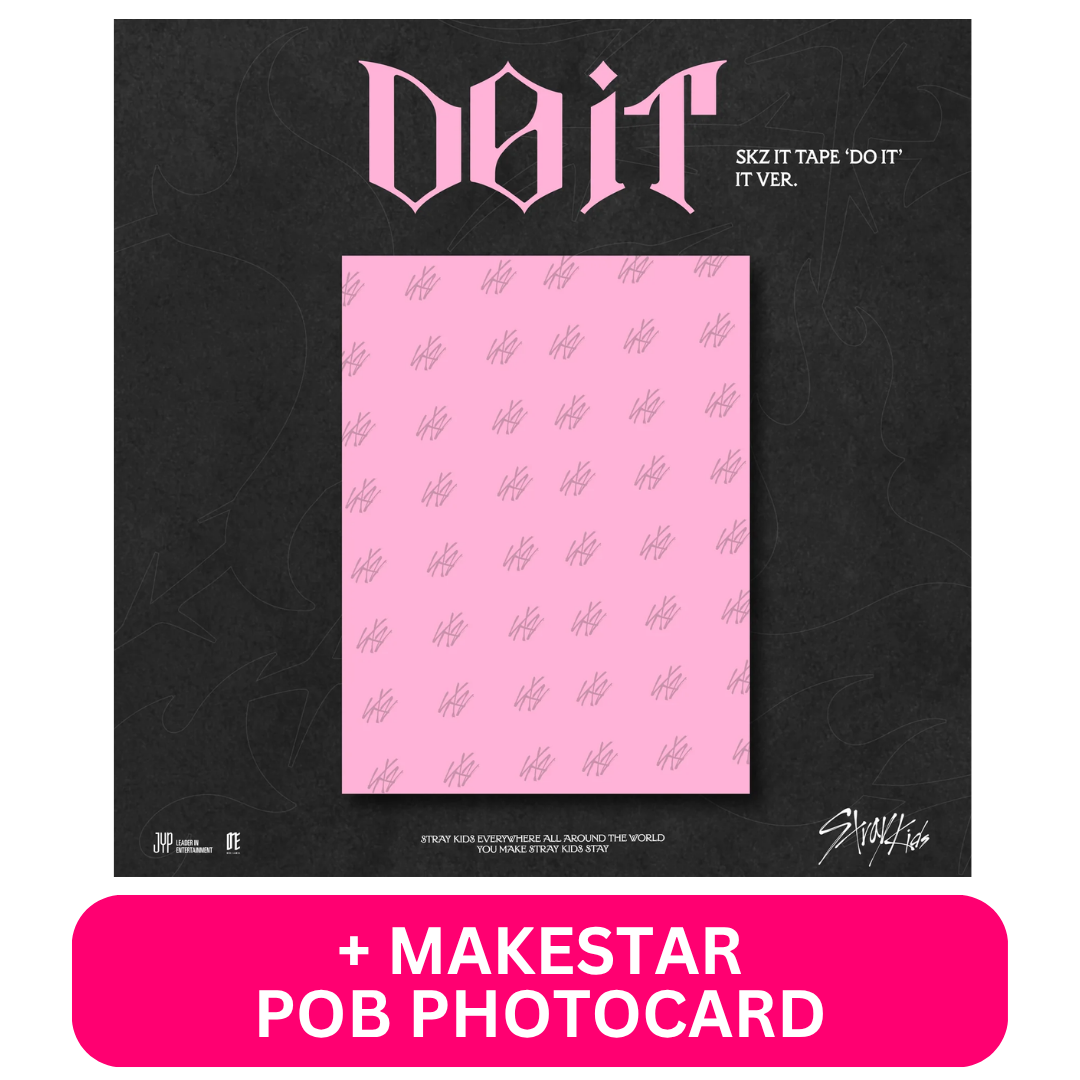 [PRE-ORDER] STRAY KIDS - SKZ IT TAPE 'DO IT' (IT VER.) + MAKESTAR POB PHOTOCARD