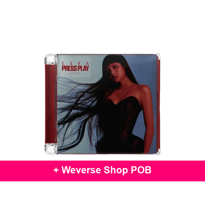 LISA - [PRESS PLAY CD] + Weverse Shop POB (L4-6A29-201) - image 1 - POB cover