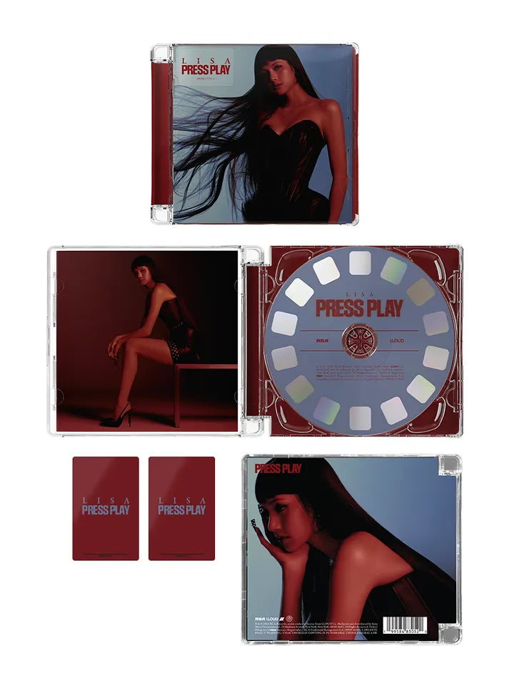LISA - [PRESS PLAY CD] + Weverse Shop POB (L4-6A29-201) - image 2